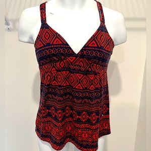 Pink Republic | Boho Flirty Tank | Medium